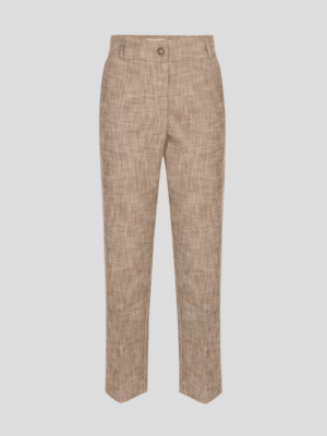 Mokka high-waisted trousers