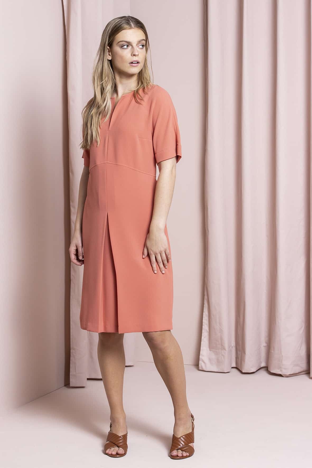 Mandarin orange summer dress - Image 3