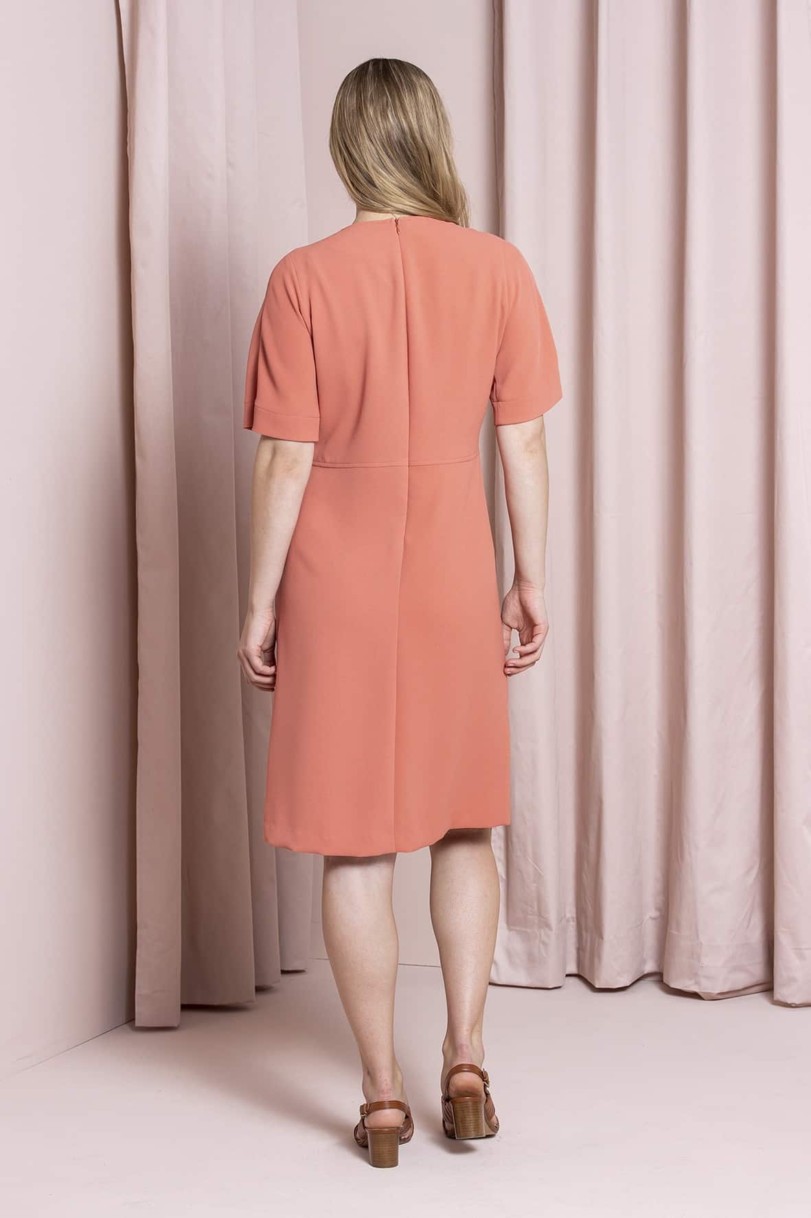 Mandarin orange summer dress - Image 4