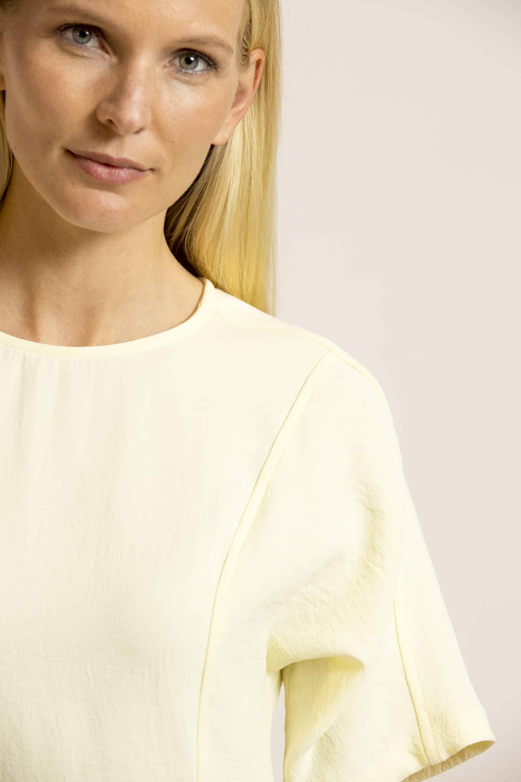 Yellow relaxed-fit long dress - Image 4
