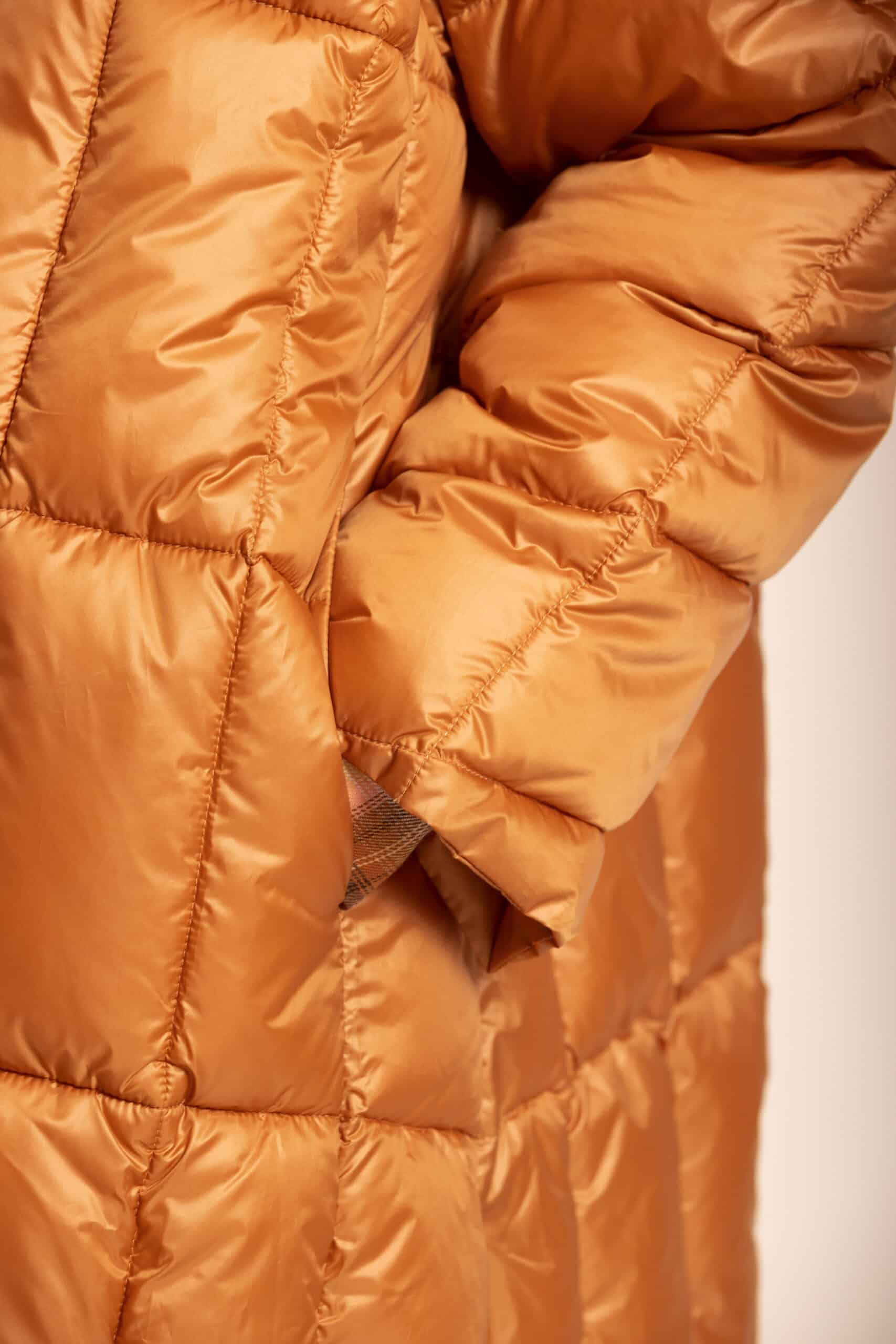 Orange padded windbreaker jacket - Image 6