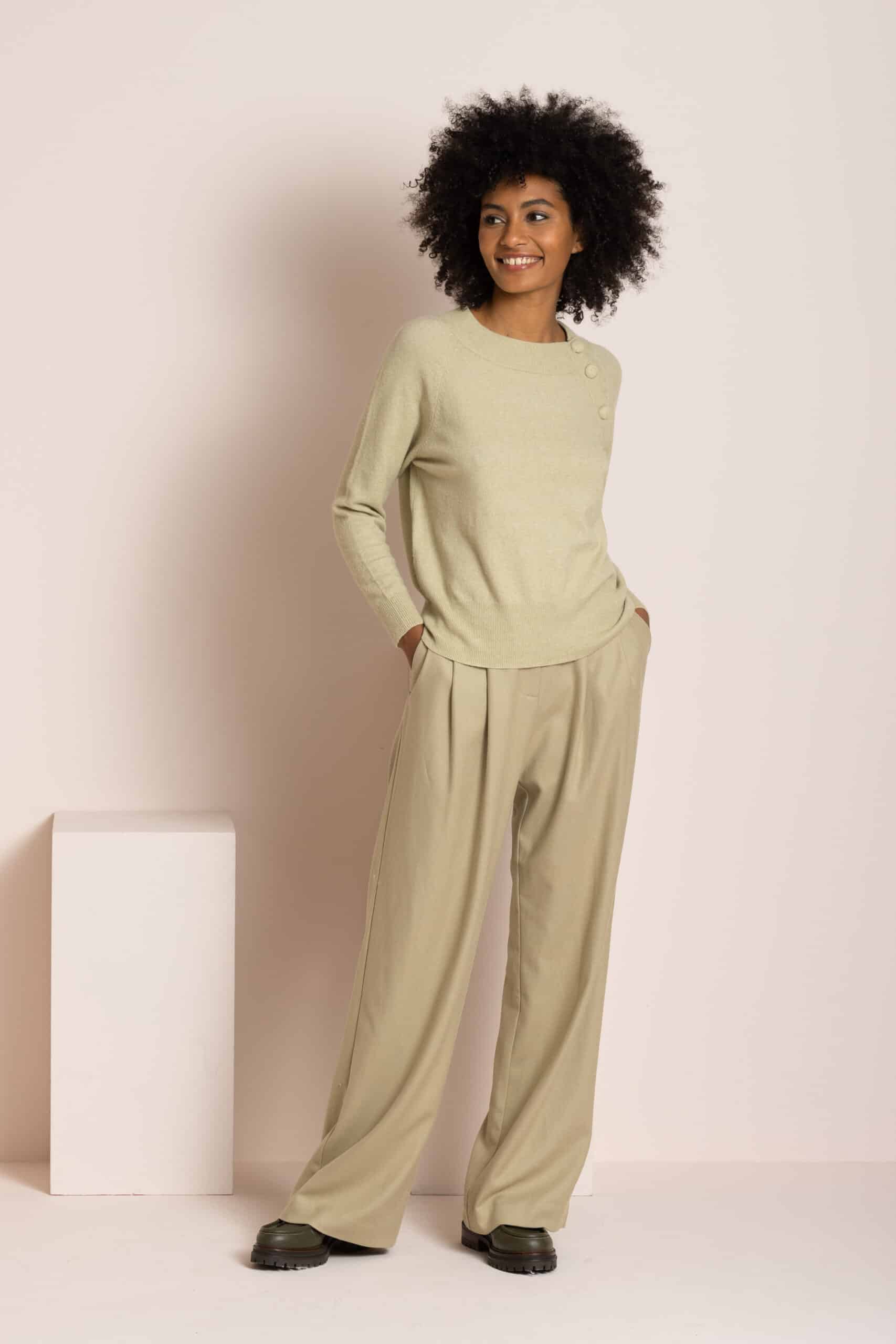 Green tailored trousers - Image 5