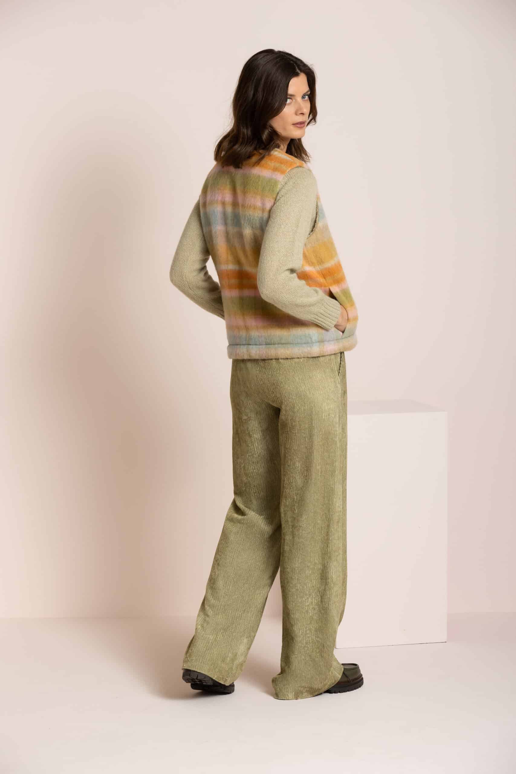 Green tailored trousers - Image 2