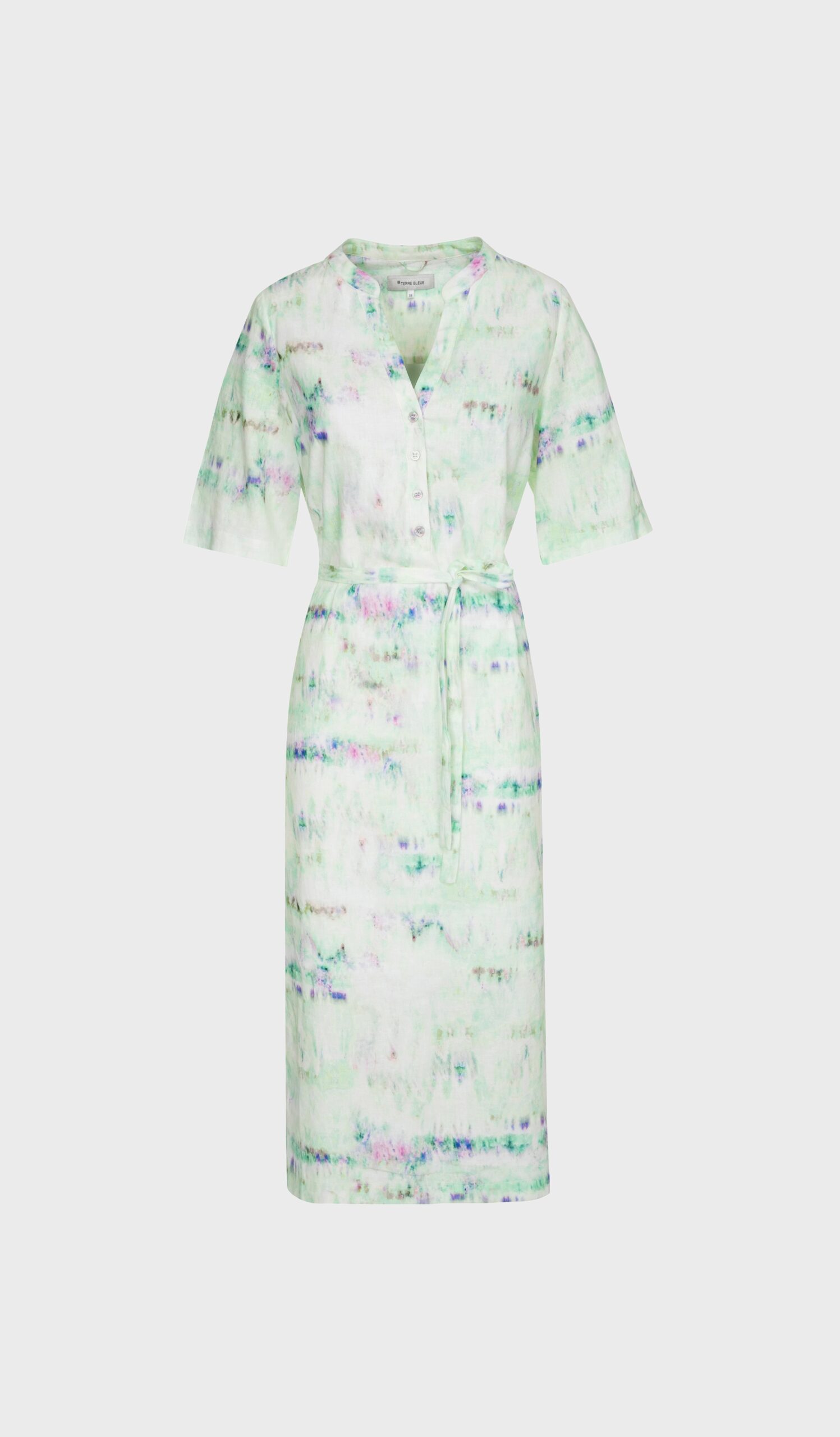 Long mint dress shirt