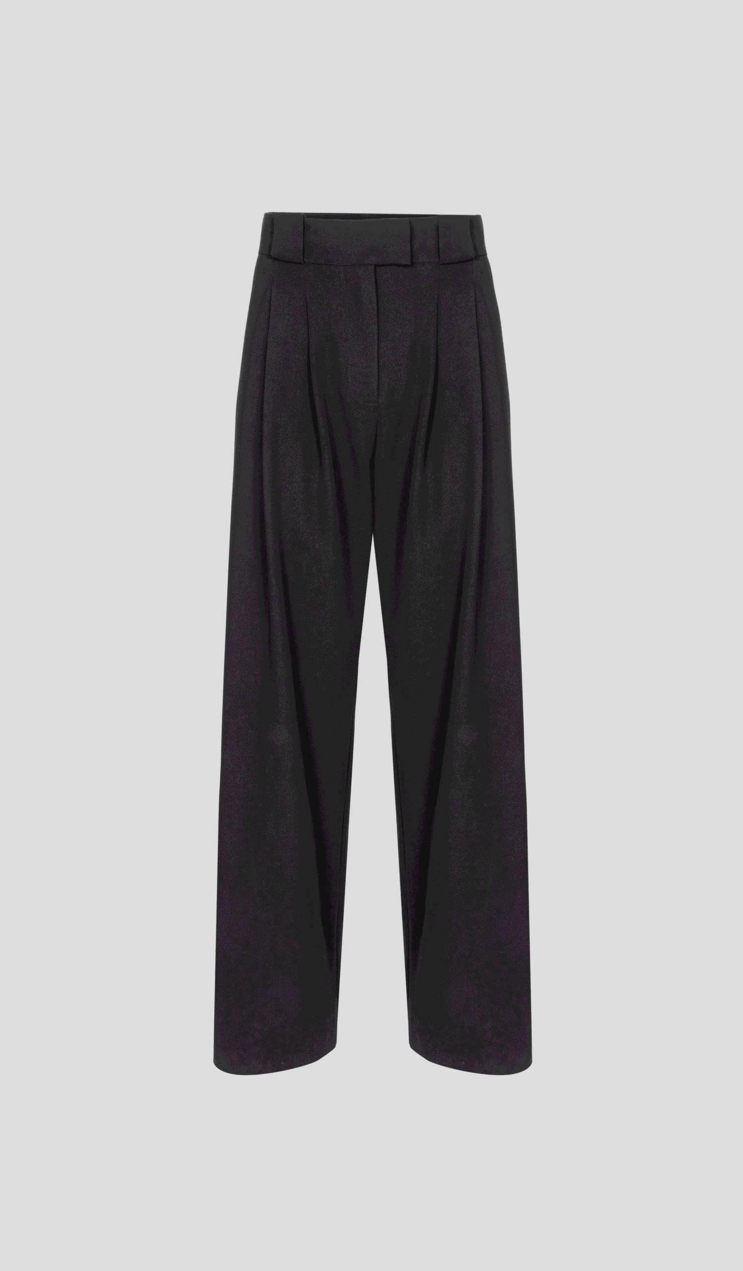 Black tailored trousers