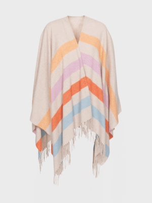 Multicolour ruffle scarf