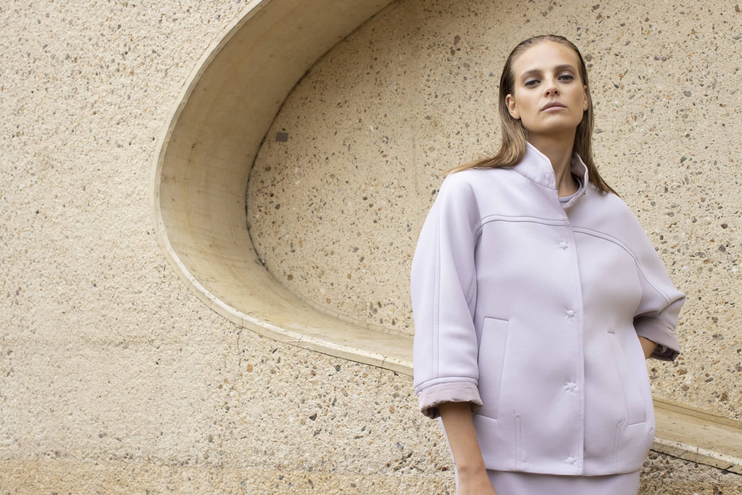 Lilac limited edition bomber vest - Image 5