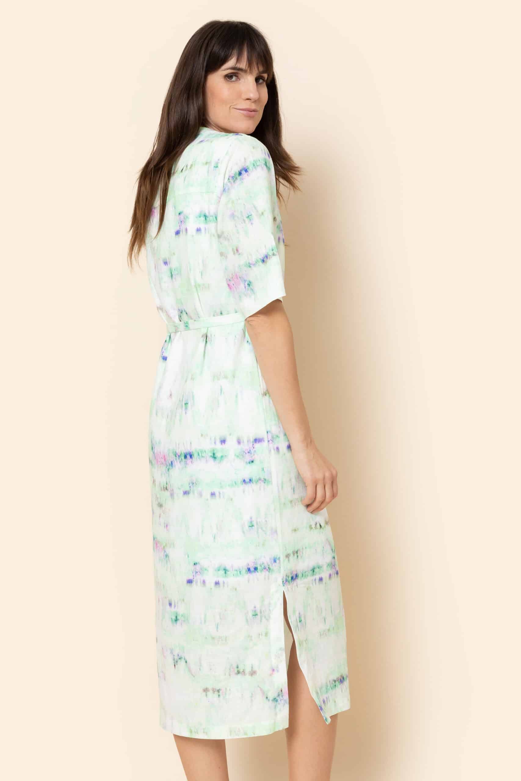 Long mint dress shirt - Image 4