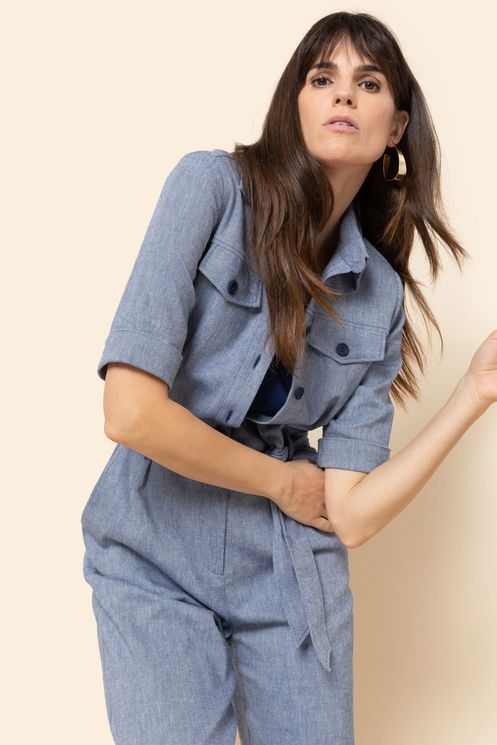 Indigo jumpsuit - Image 3