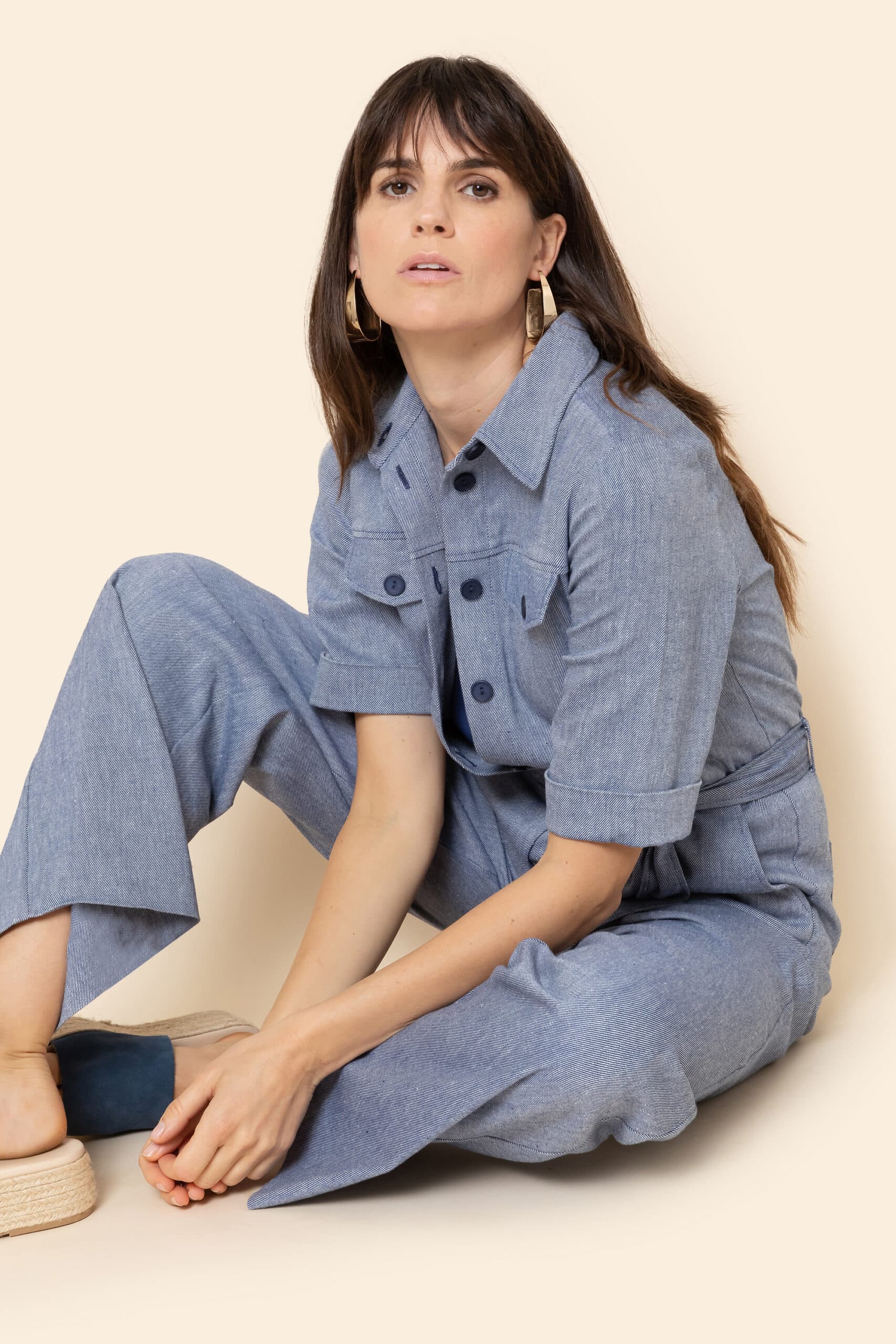 Indigo jumpsuit - Image 5