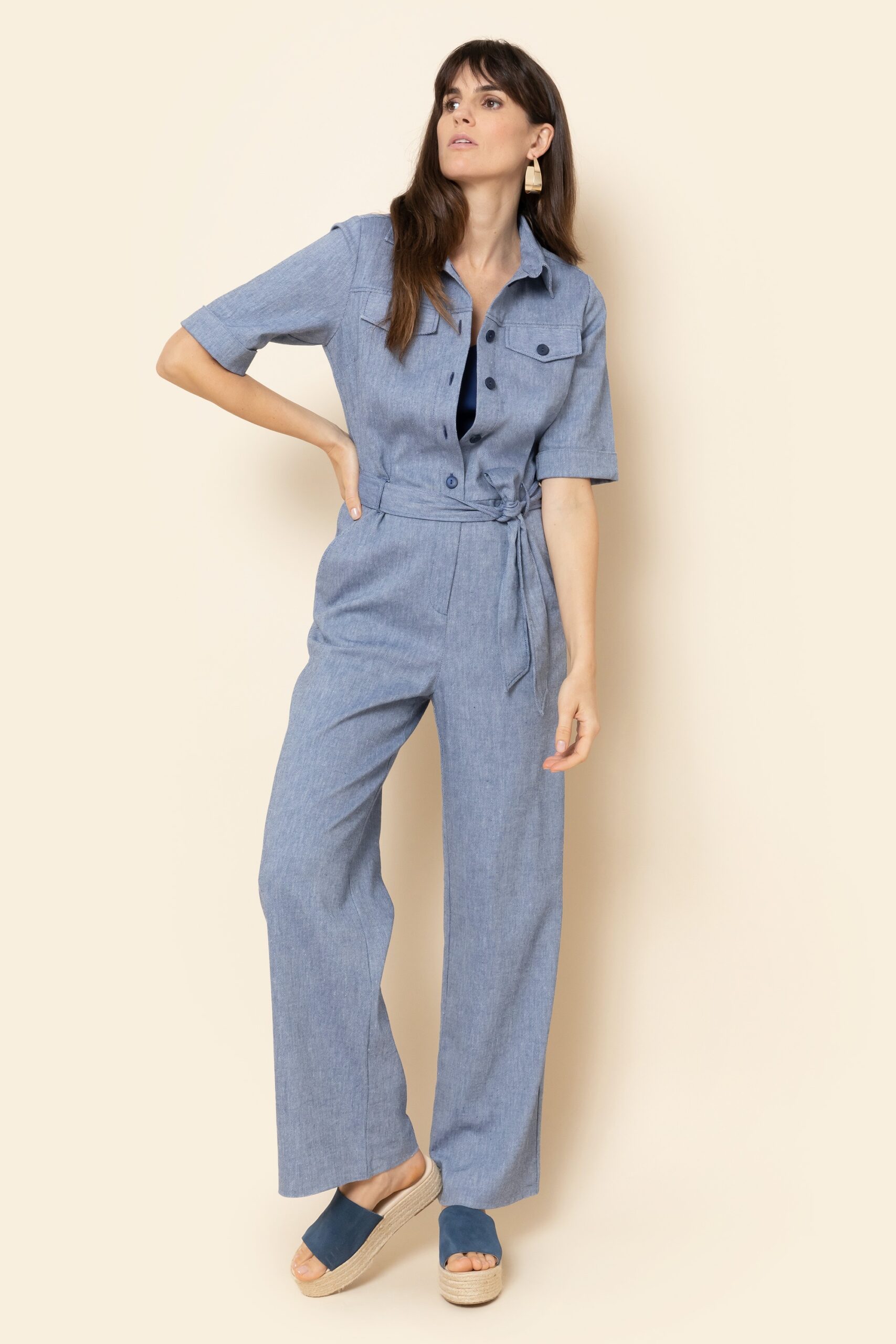 Indigo jumpsuit - Image 2