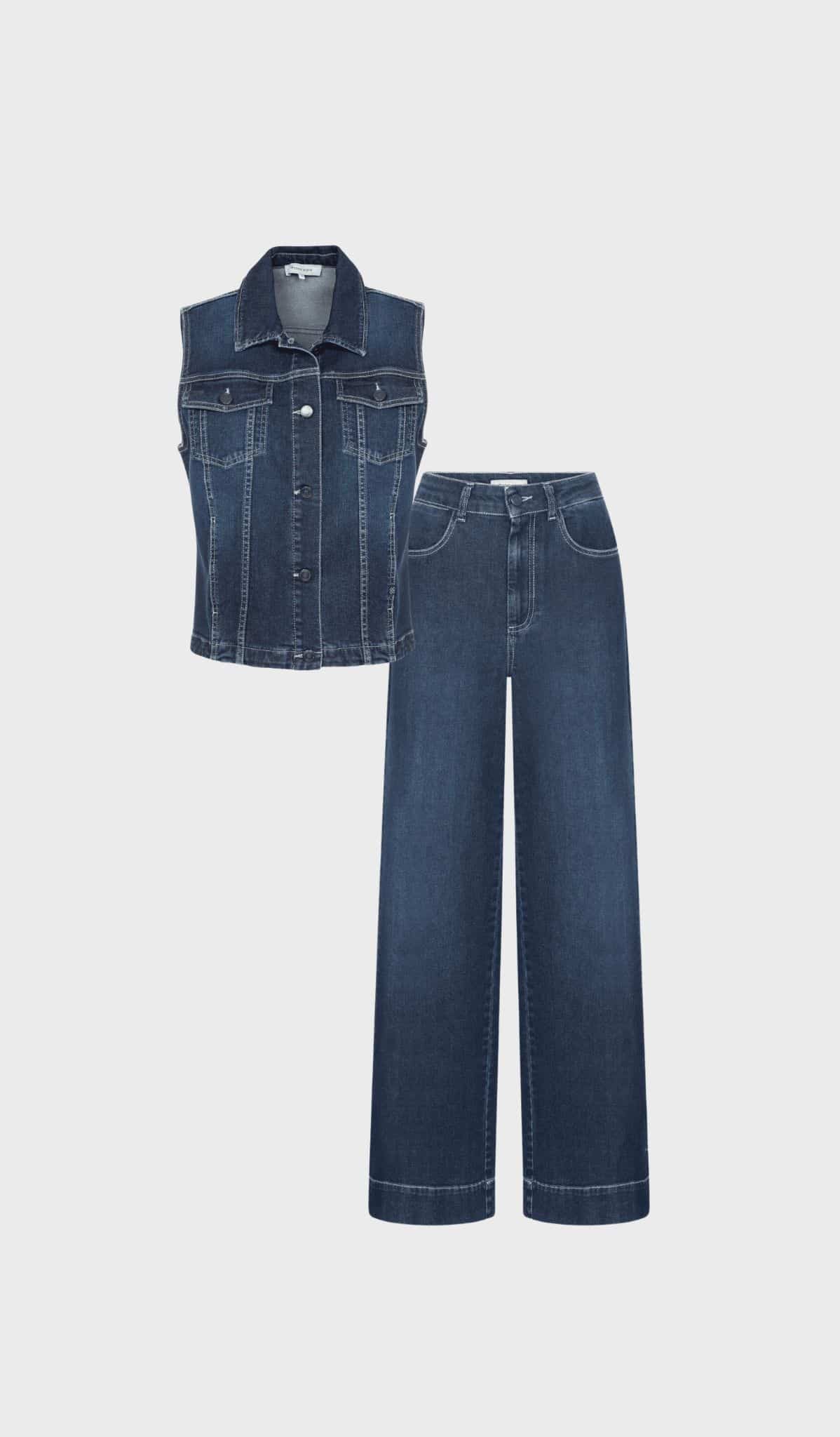 Dark denim jacket - Image 2