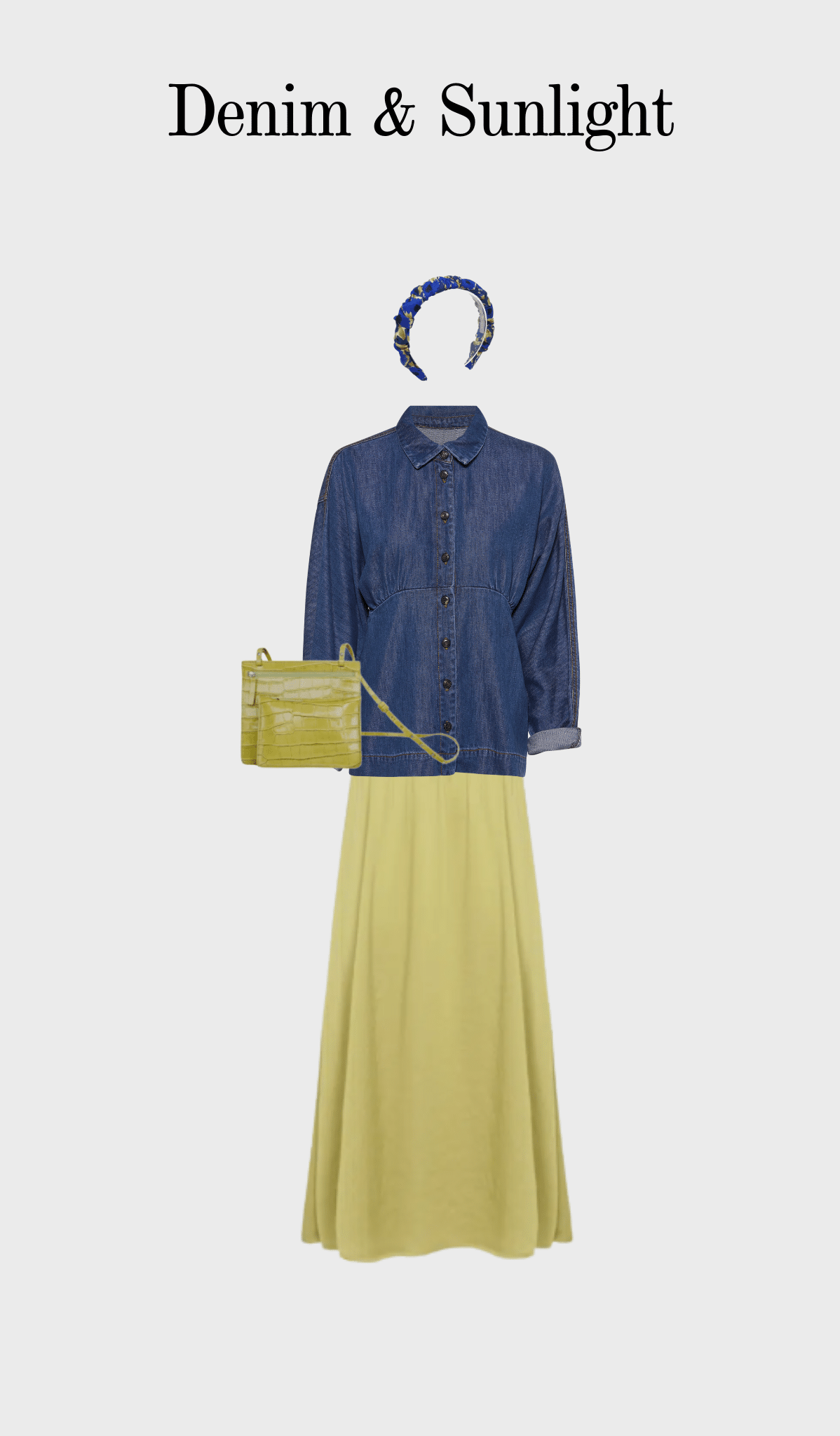 Green mid-length flared skirt - Image 5