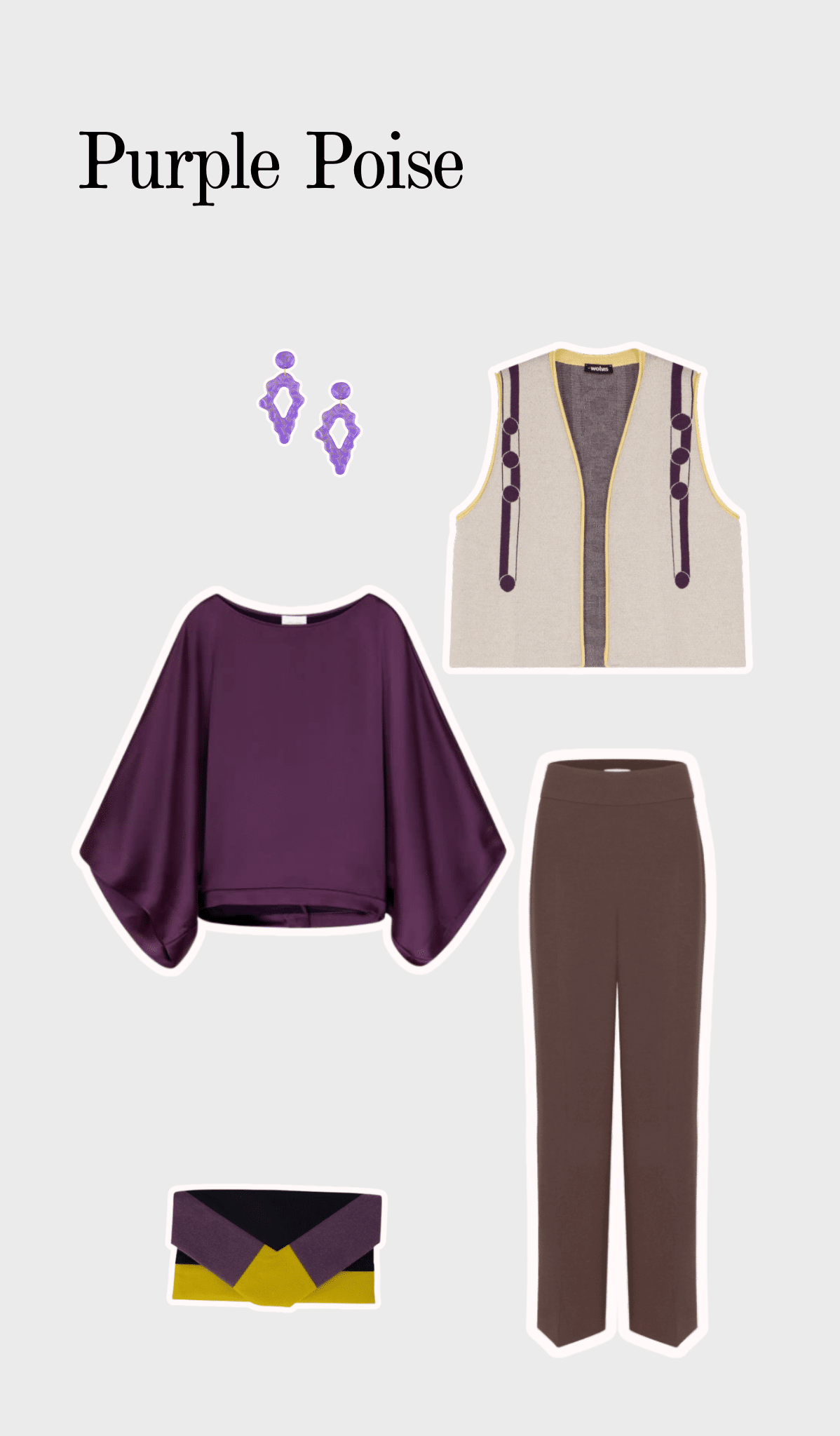 Brown wide-leg trousers - Image 4