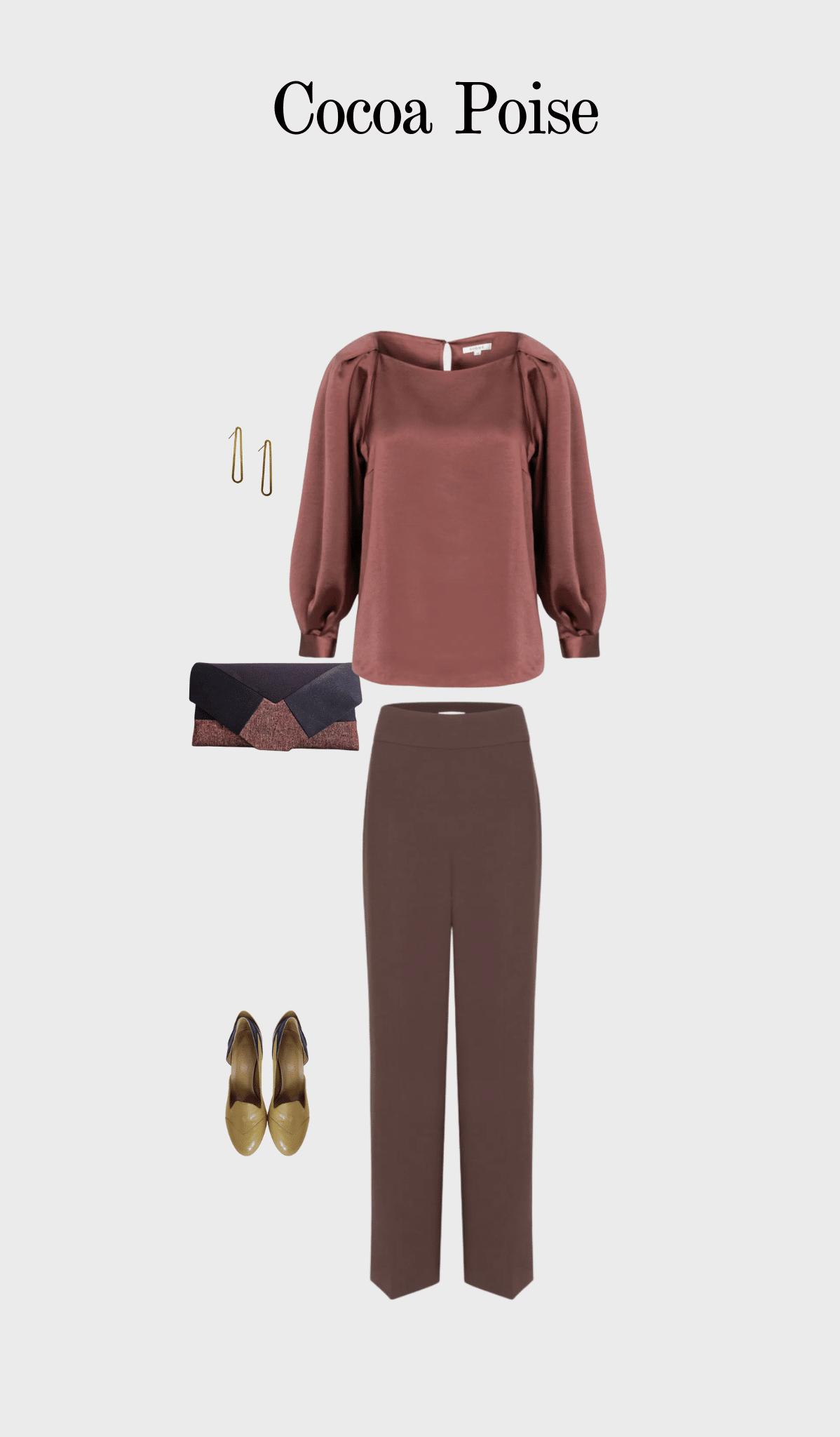 Brown wide-leg trousers - Image 5