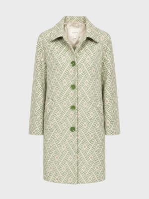green coat