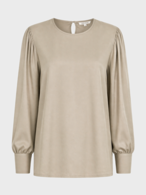 green long sleeved blouse