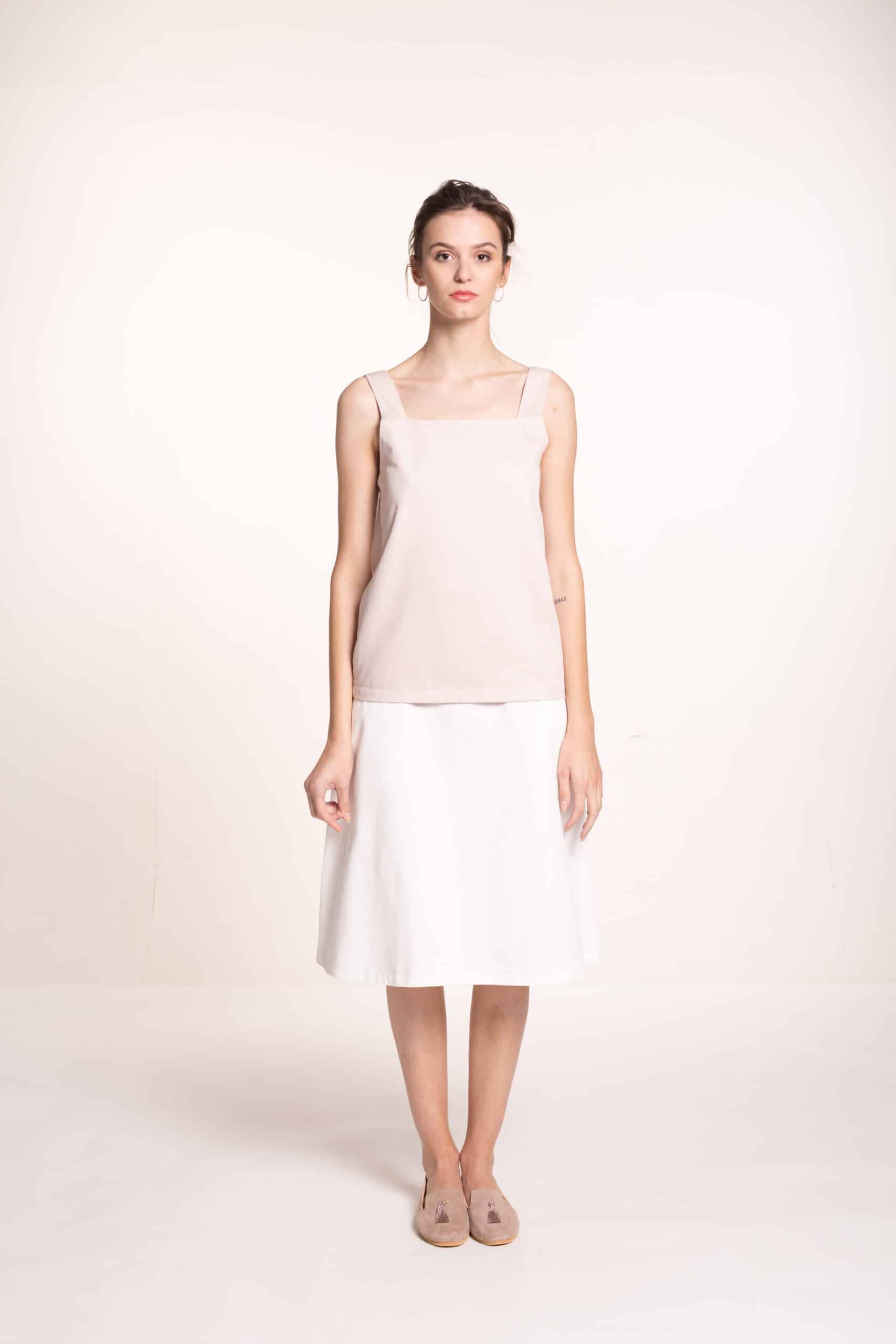 Pink wide straps top - Image 2