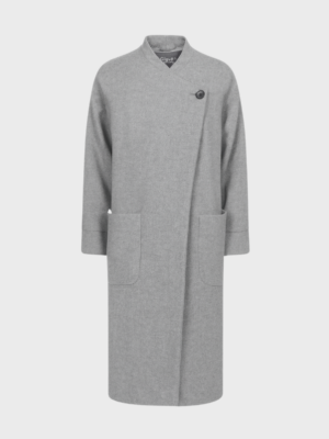 Grey wool coat