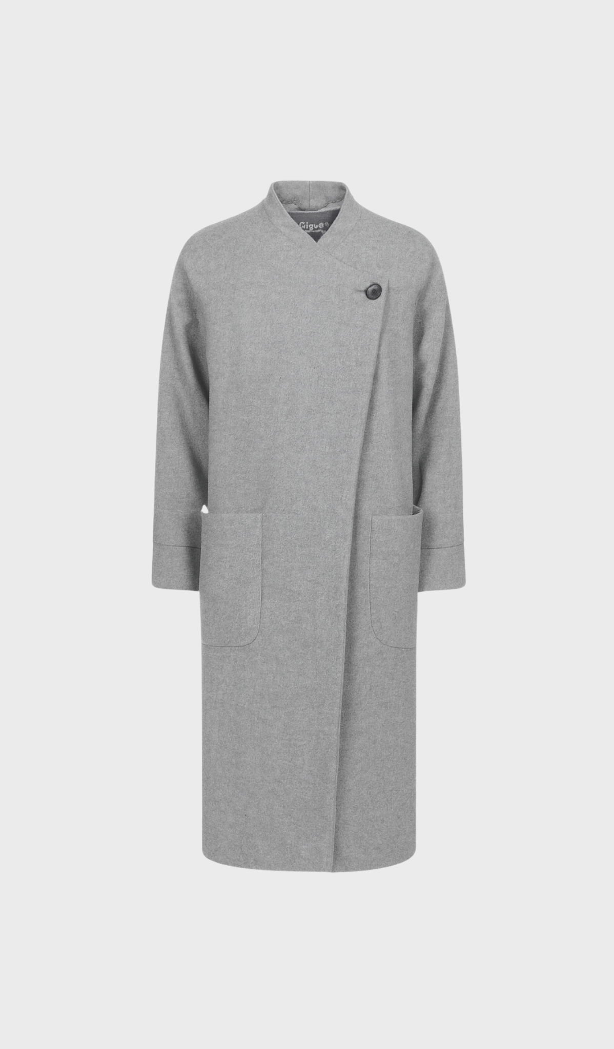 Grey wool coat