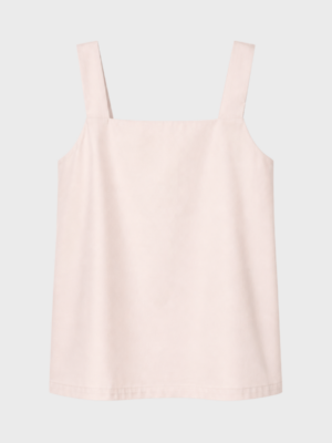 Pink wide straps top