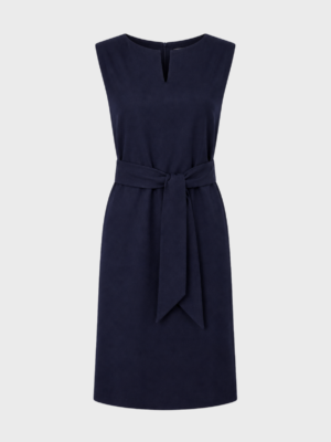 Black tencel wrap dress