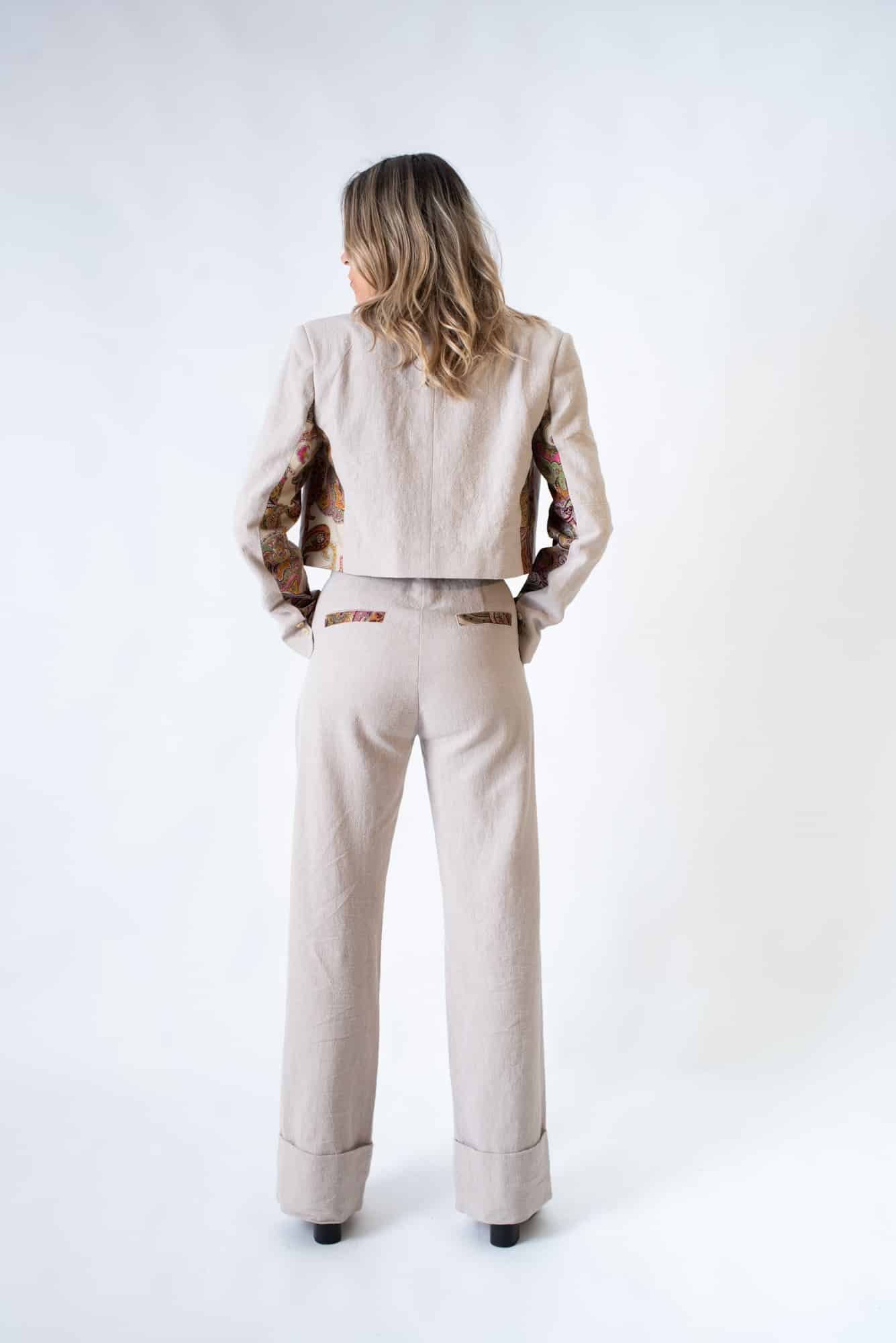 Blue short Niçoise vest - Image 3