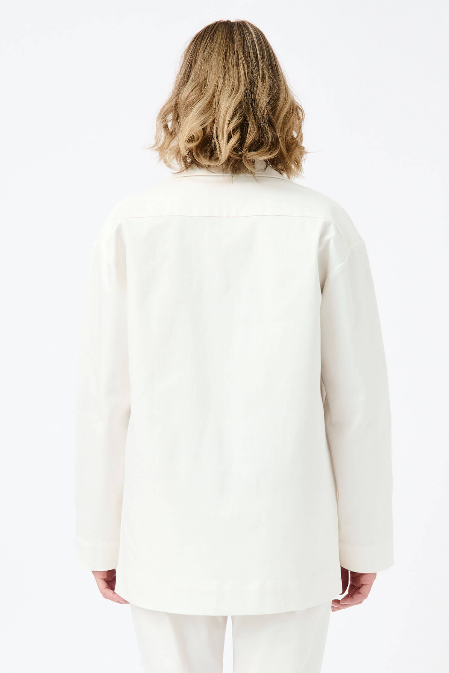 White denim pocket detail jacket - Image 6