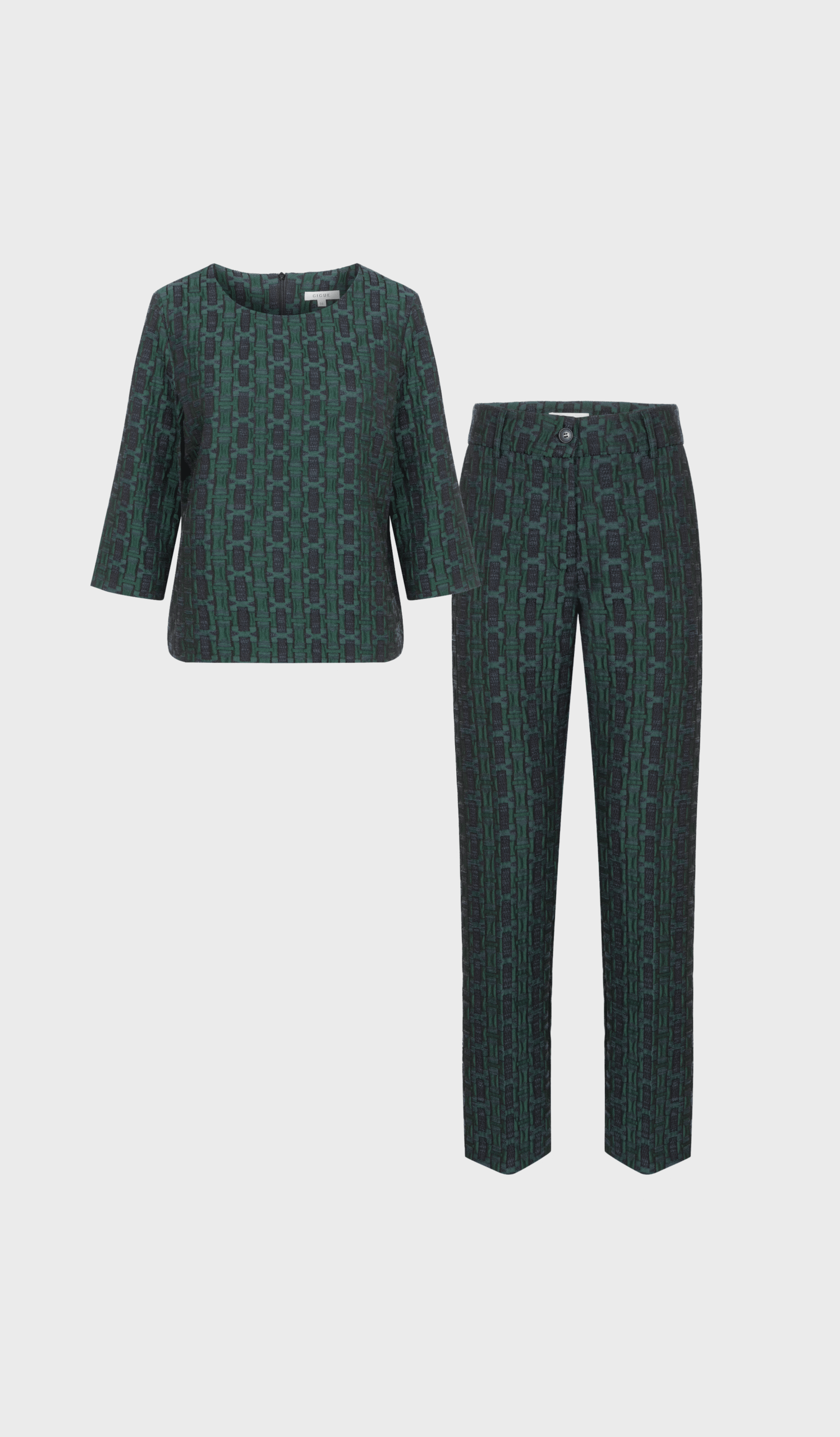 Emerald green trousers - Image 2