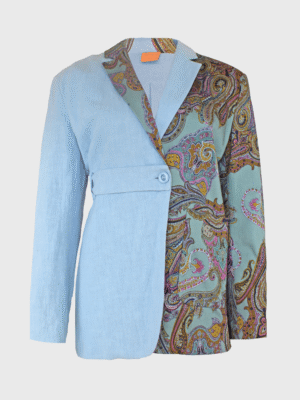 Blue long Niçoise vest