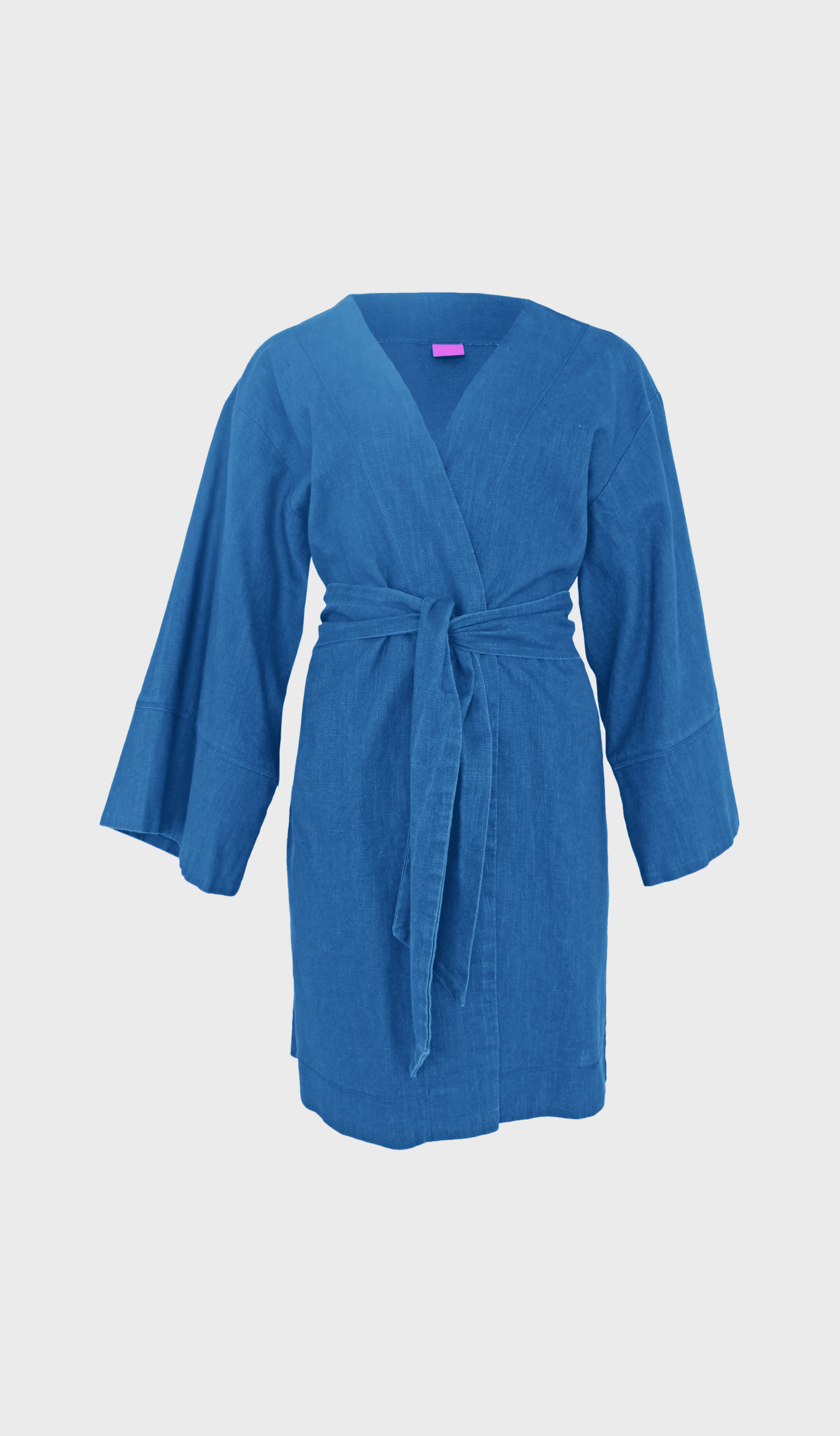 Petrol linen Lucio kimono (short)