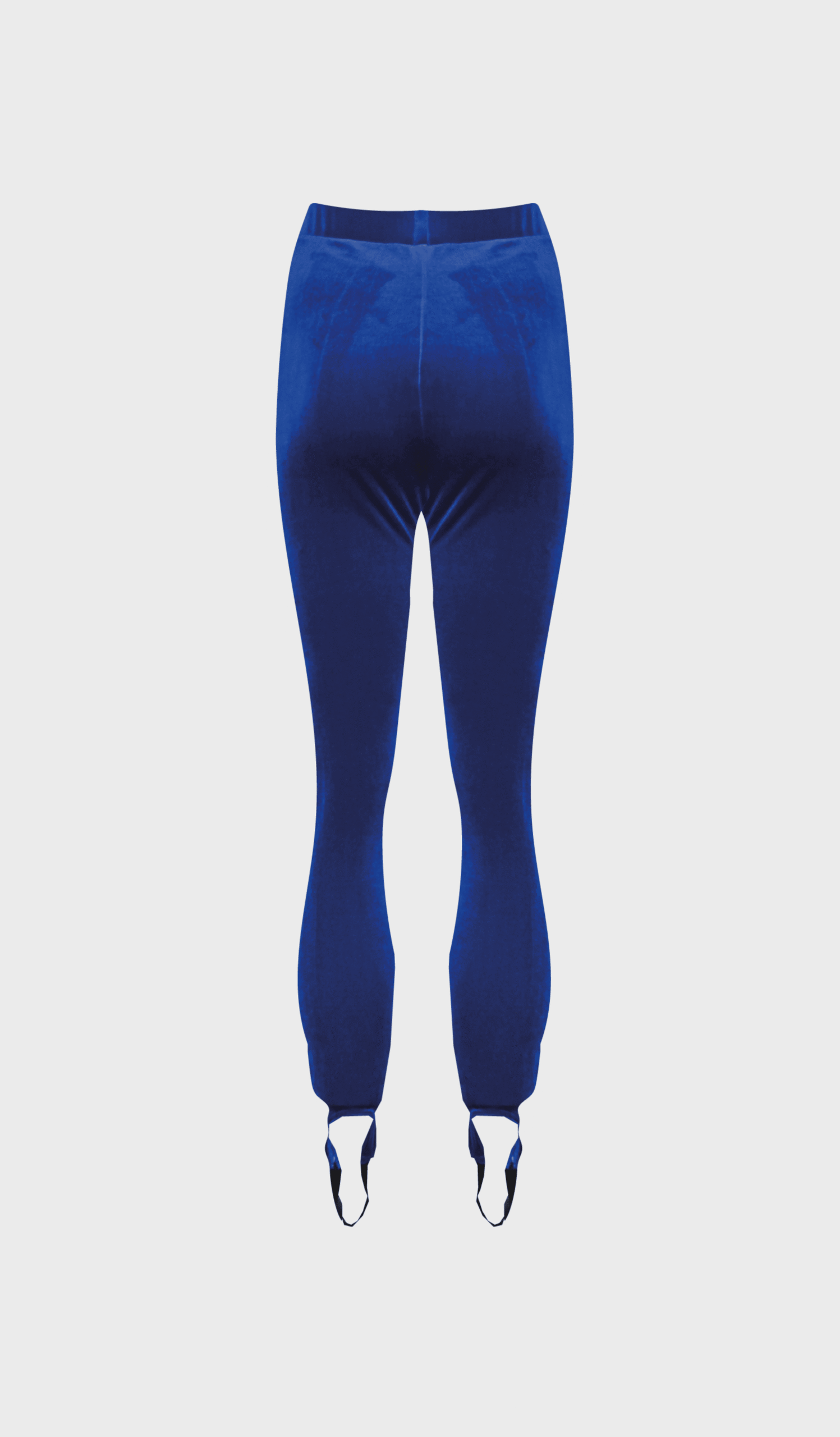 Blue stirrup high-waist leggings - Image 2
