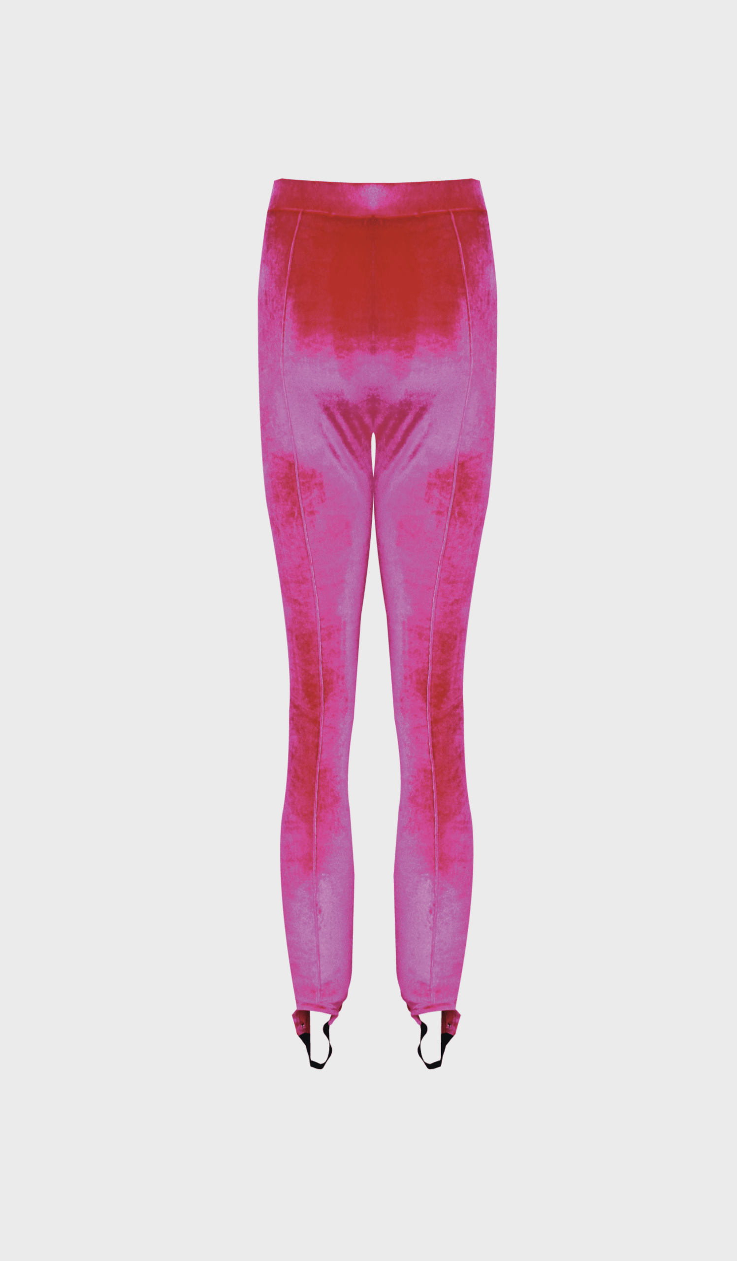 Pink stirrup high-waist leggings - Image 2