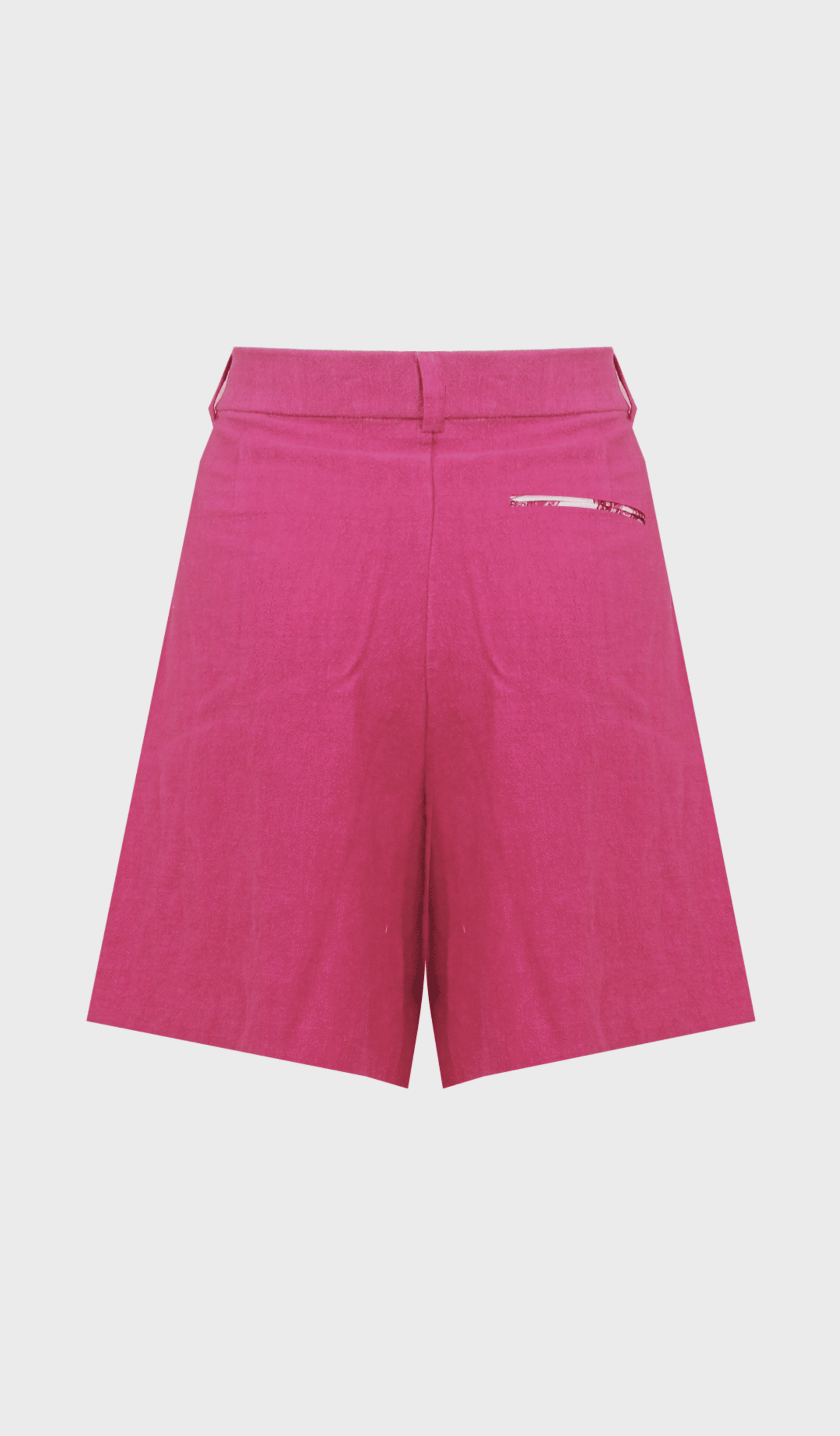 Pink linen Ocal shorts - Image 2