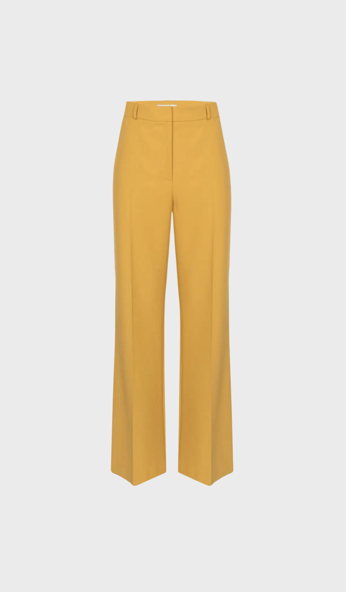 Yellow wide-leg trousers