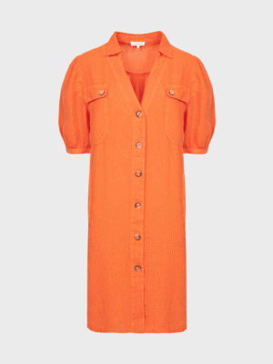 Orange summer dress