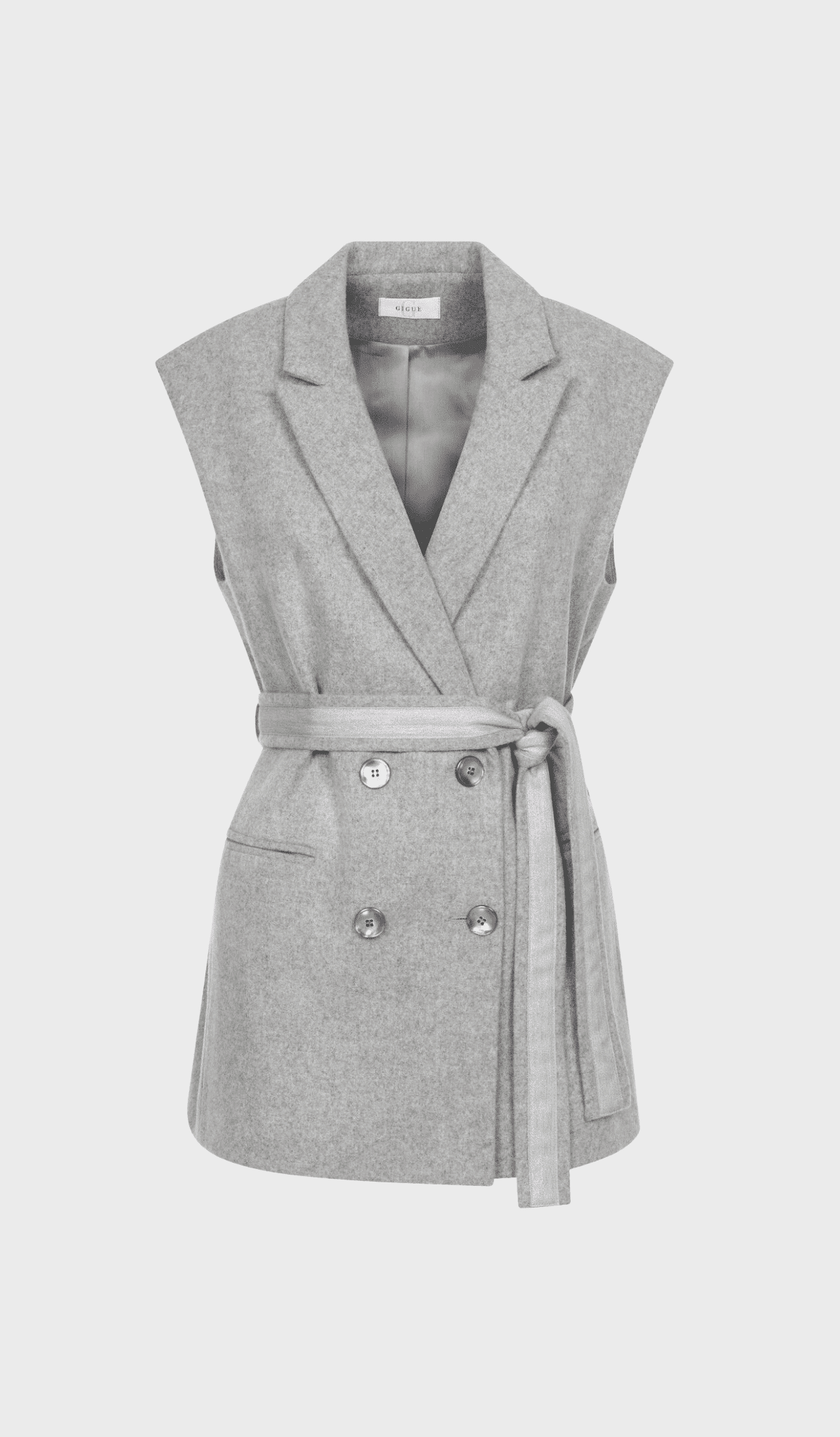 Grey limited edition sleeveless vest