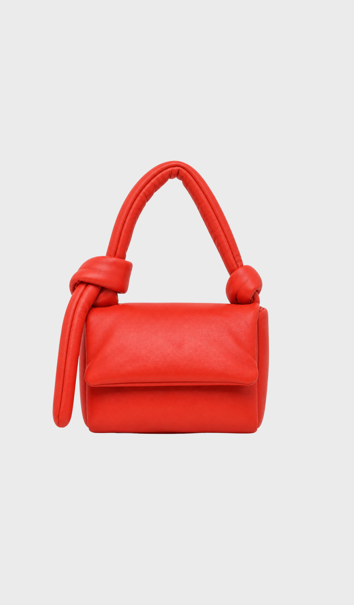 Small puff bag fire red