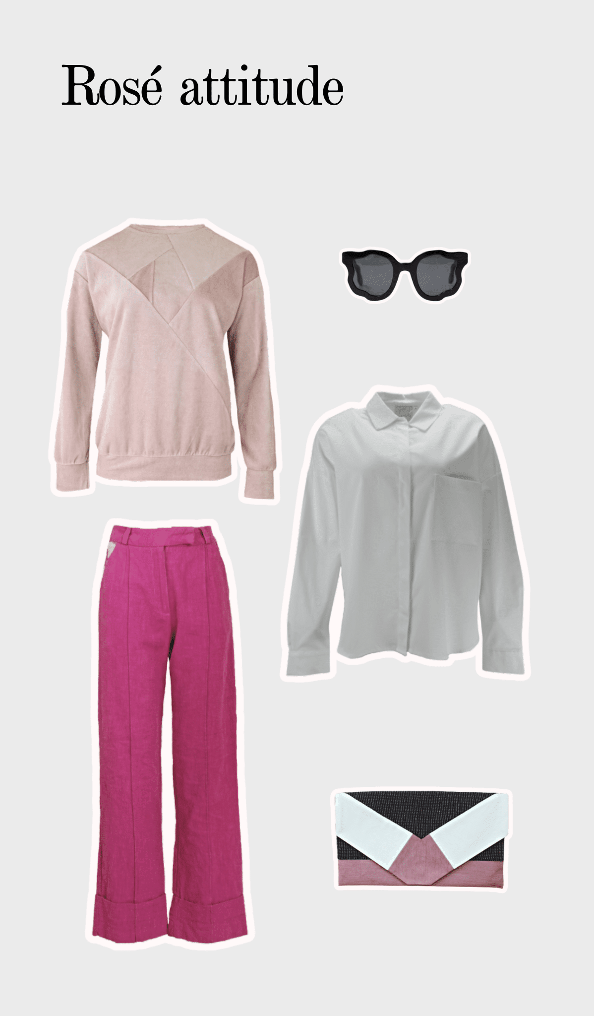 Pink linen long Ocal trousers - Image 7