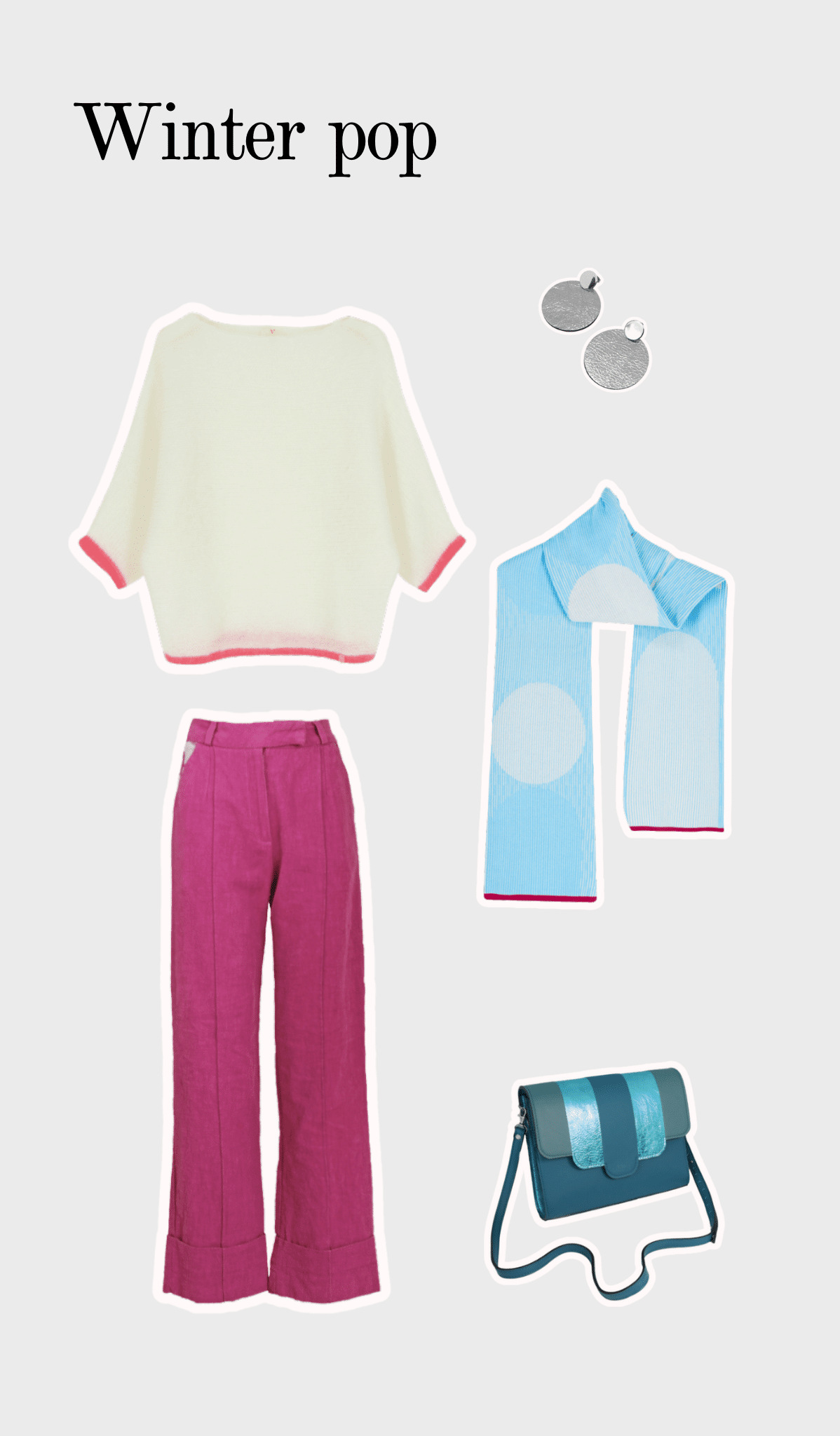 Pink linen long Ocal trousers - Image 6