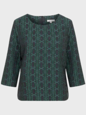 Emerald green blouse