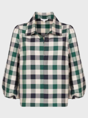 Emerald green blouse