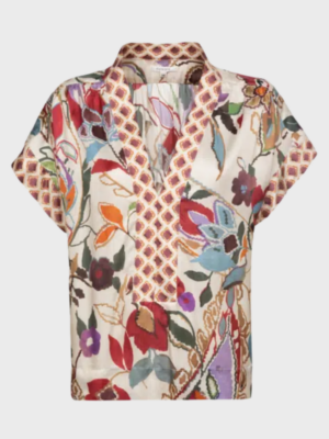 Multicolour printed blouse