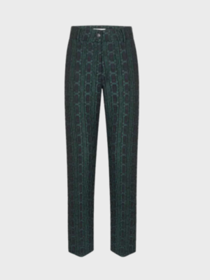 Emerald green trousers