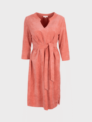 Pink midi dress