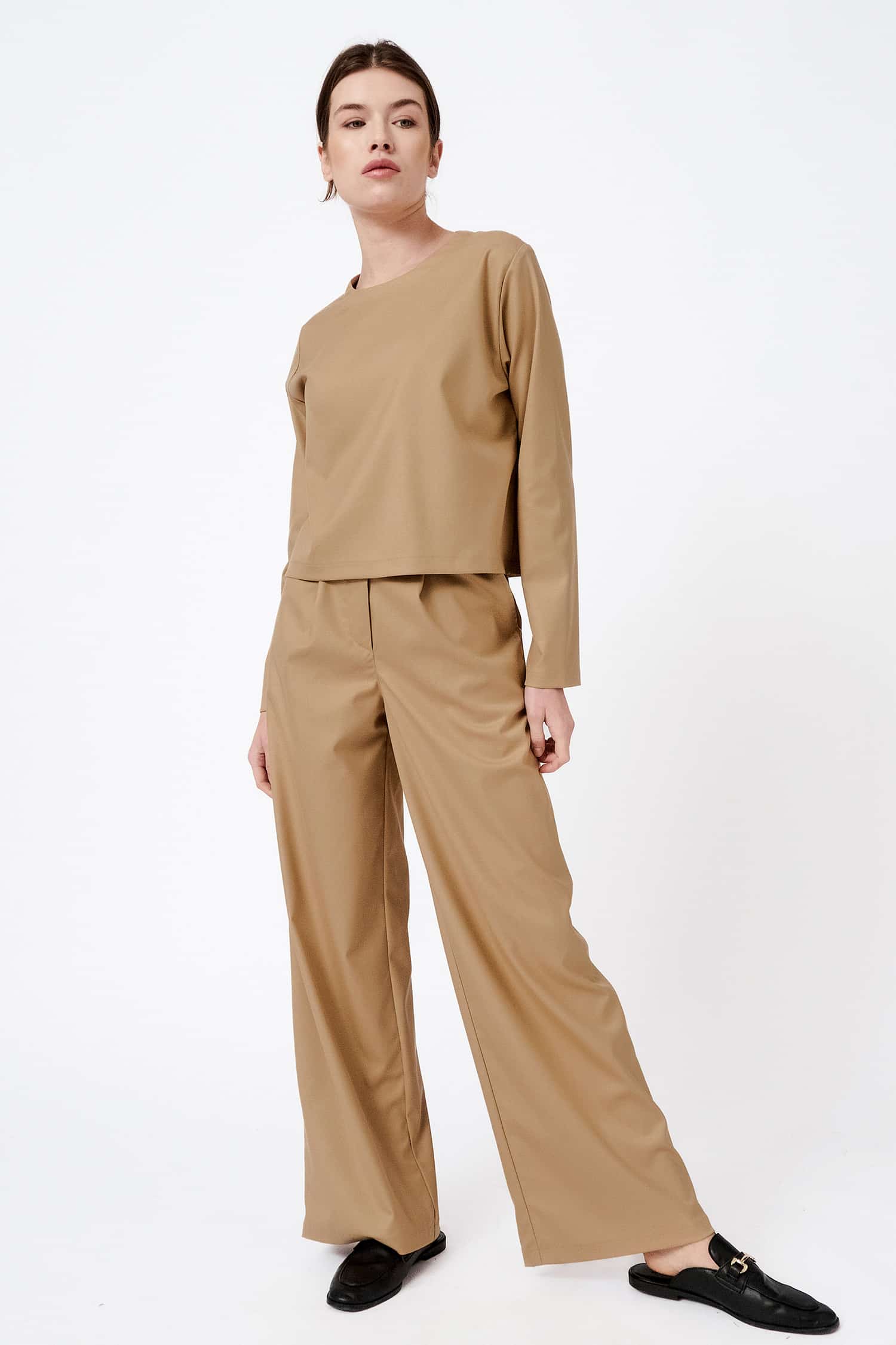 Wide-leg tailored trousers - Image 4