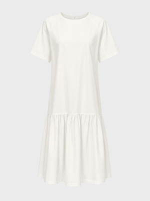 Dropped waist frilled dress