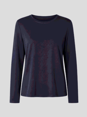 Long-sleeved lounge pyjama top