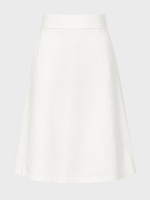 Denim A-line skirt