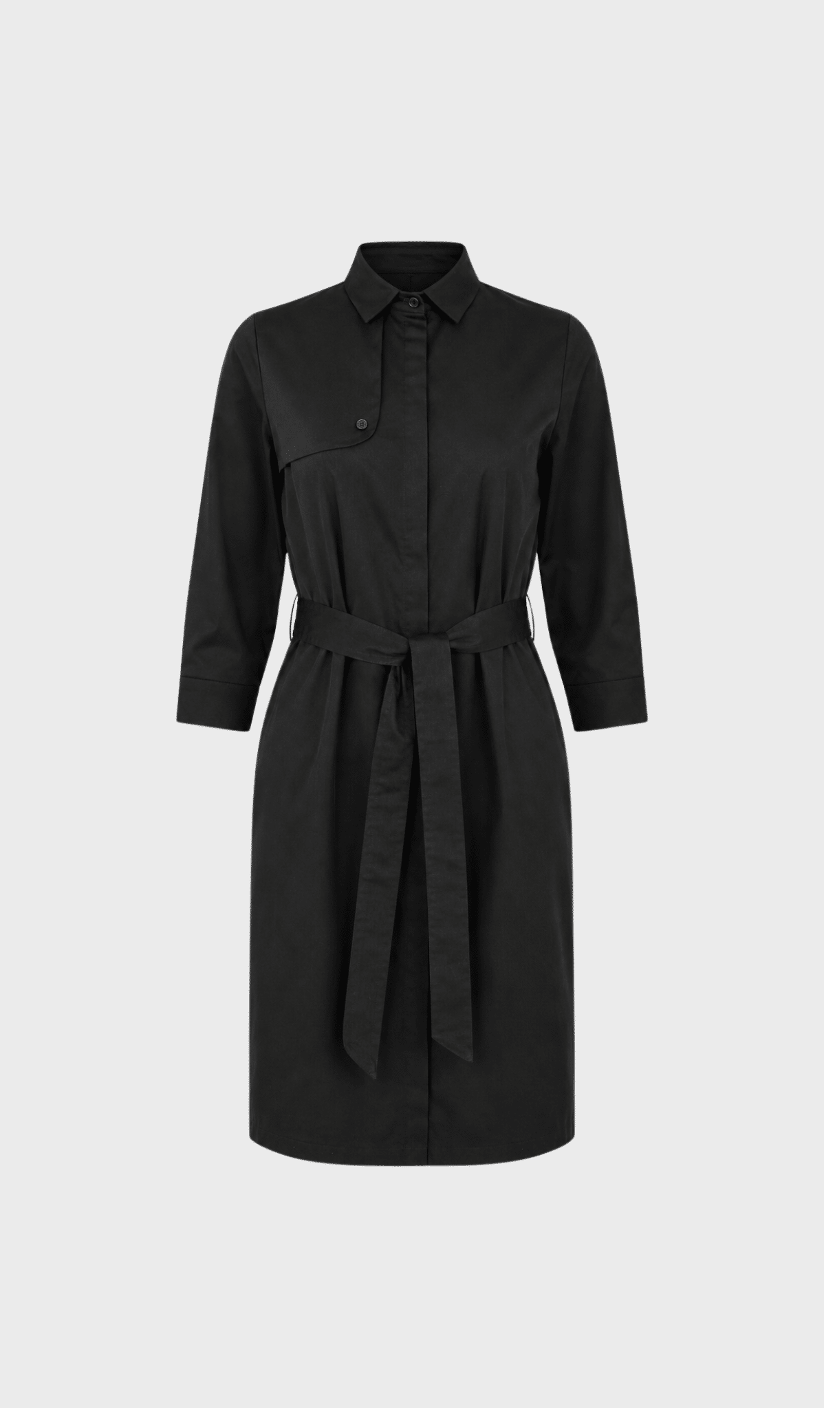 Trench shirt dress